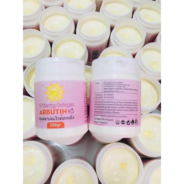 Kem kích trắng nhanh Abutin Collagen
