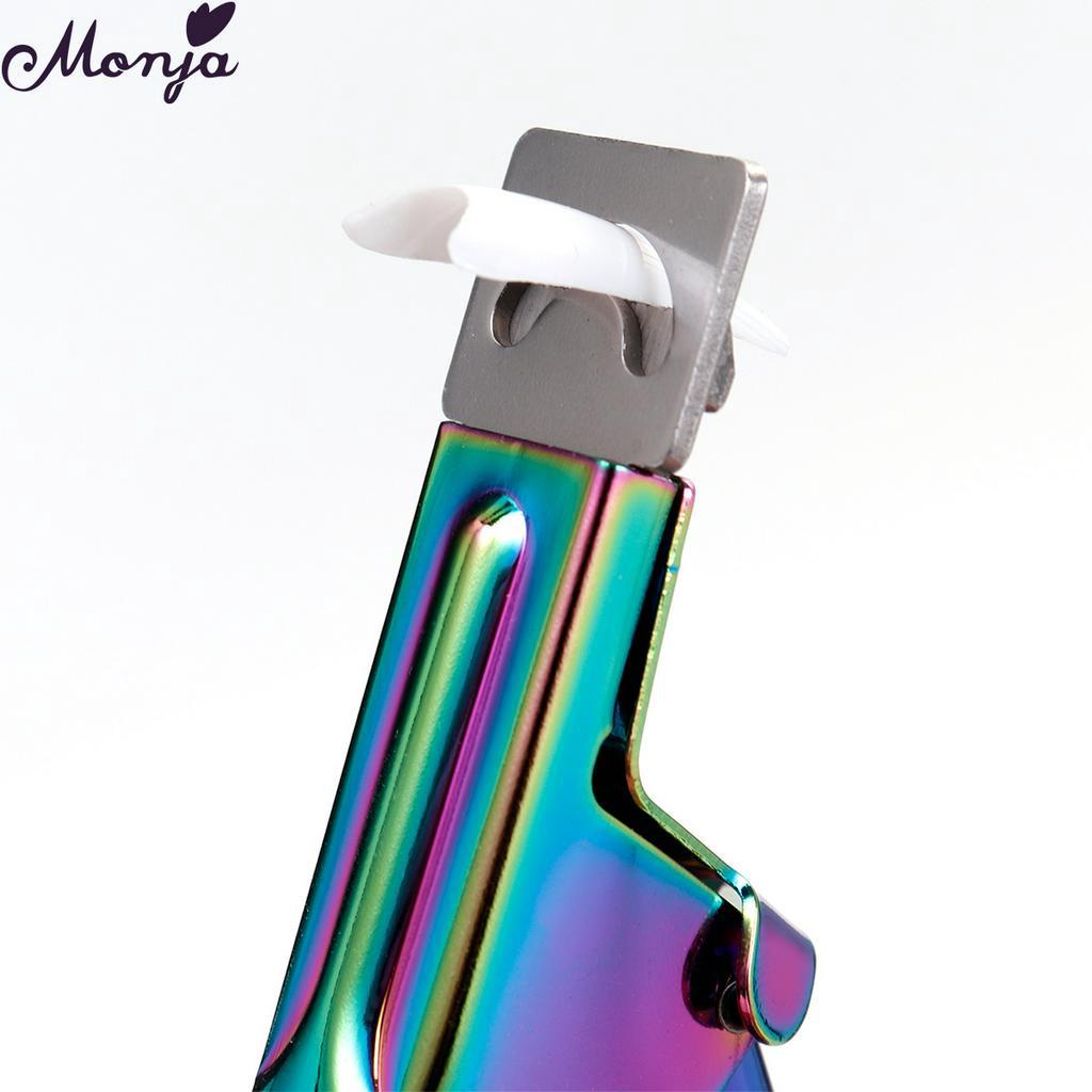 MONJA Kìm bấm móng tay chữ U chất liệu thép không gỉ DIY 3 màu tuỳ chọn