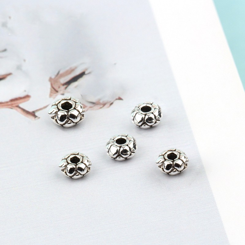 Charm bạc s925 chặn hình răng cưa 2.2*4.5mm - Panda House