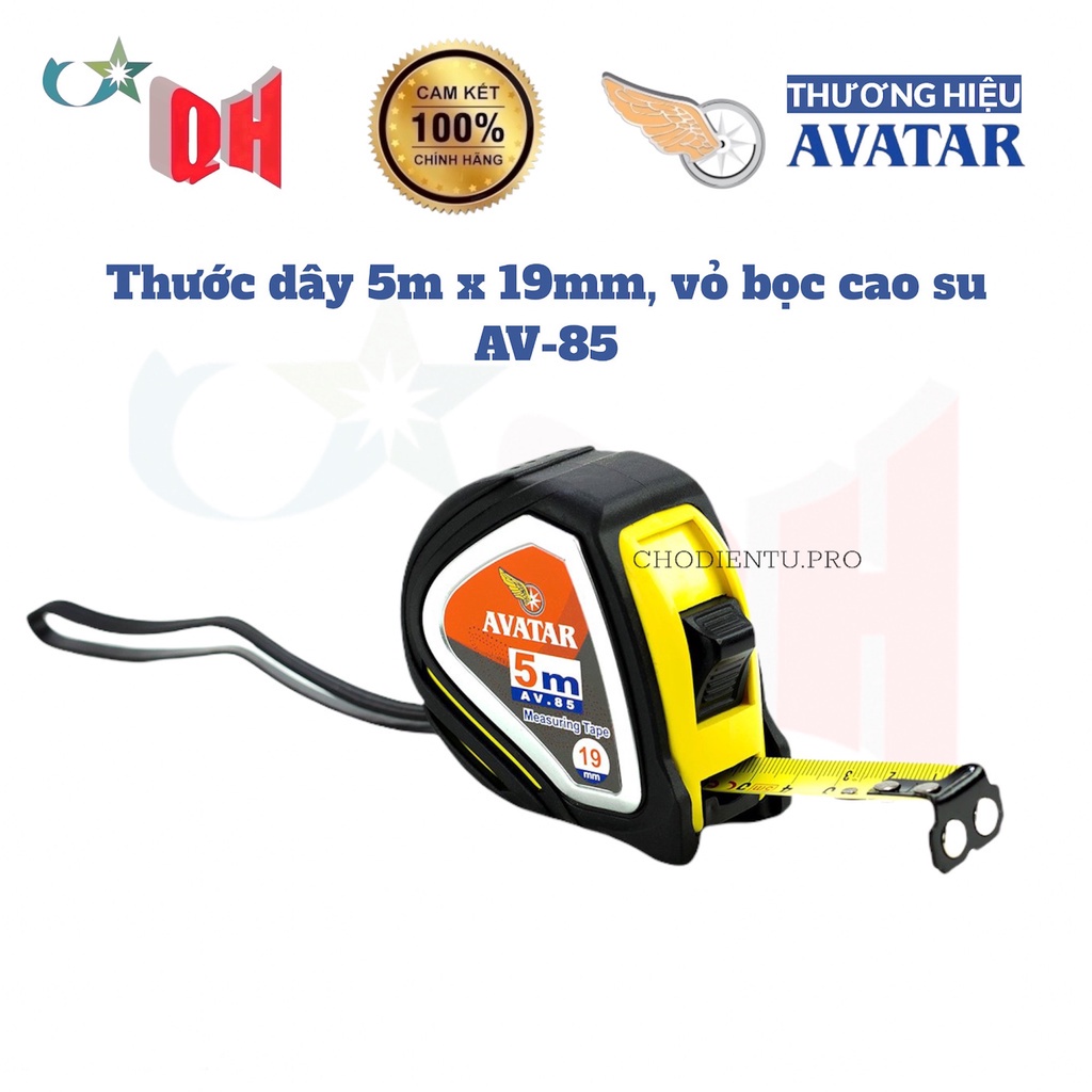 Thước cuộn 3m/5m/7,5m/10m AVATAR AV-89/AV-85/AV-87/AV-90 - HÀNG CHÍNH HÃNG