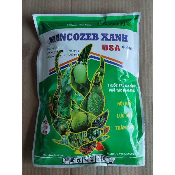 Thuốc trừ nấm bệnh Mancozeb USA gói 1kg