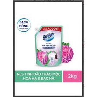 Nước Lau Sàn Sunlight Hương Hoa Hạ và Bạc Hà túi 2kg