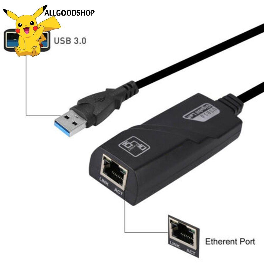 all} Adapter mạng chuyển đổi USB 3.0 thành RJ45 Gigabit RJ45 LAN (10/100/1000) mbps