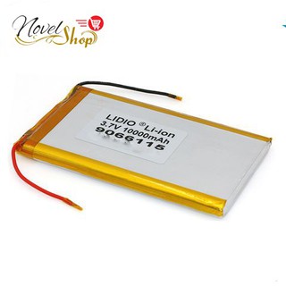 Pin lithium-polymer 3.7v 10000mah 1260100 mới 100% chuẩn dung lượng