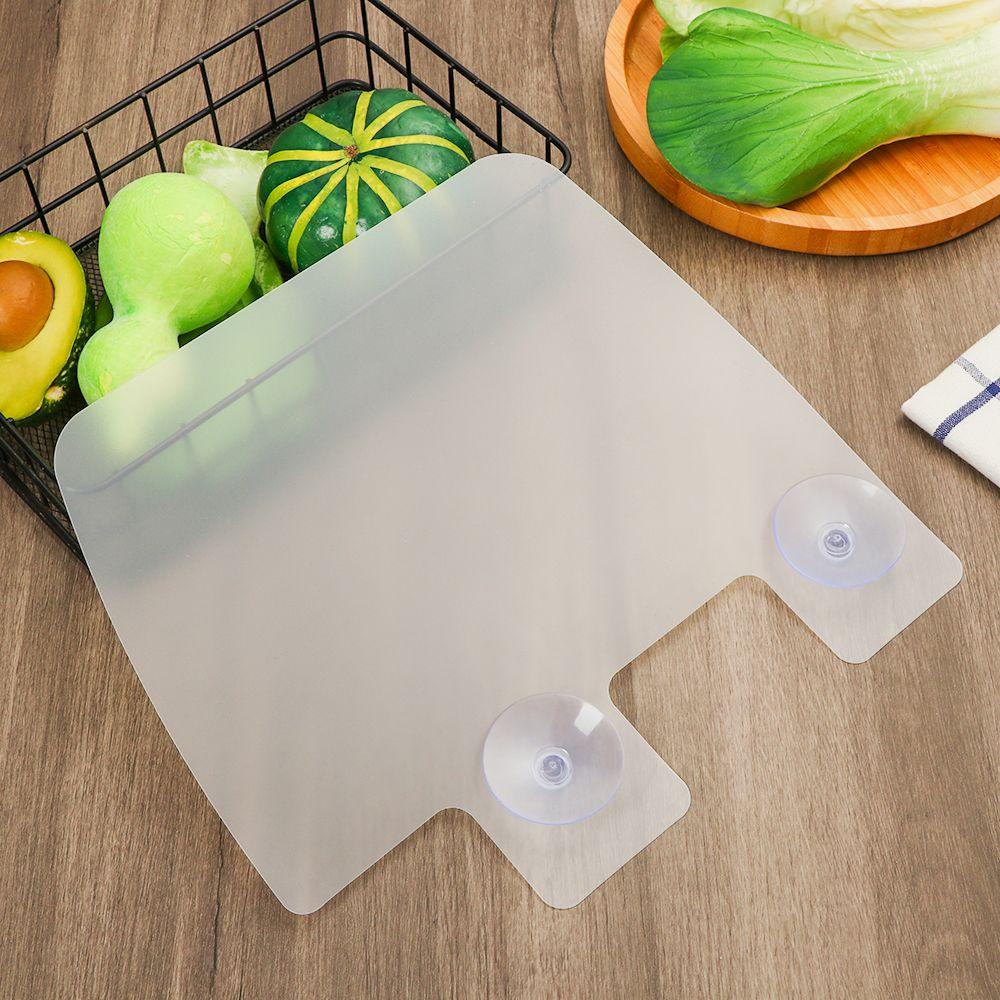Giá Đựng Chén Dĩa Có Giác Hút Trong Suốt Chống Văng Nước Dành Cho Nhà Bếp Nhà Tắm