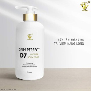 Sữa tắm Top White D7 mẫu mới