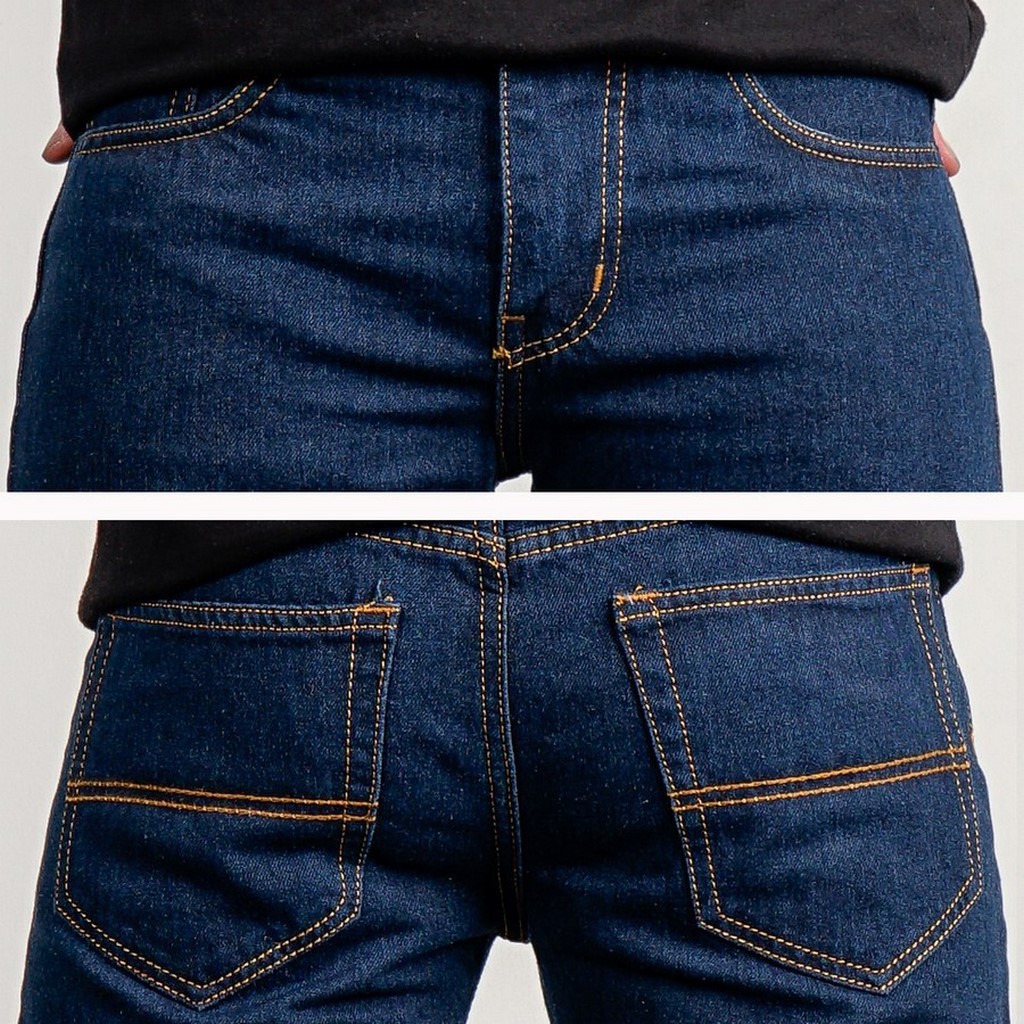 Quần jean nam ống suông, chất jeans cotton không co giãn (3 màu)