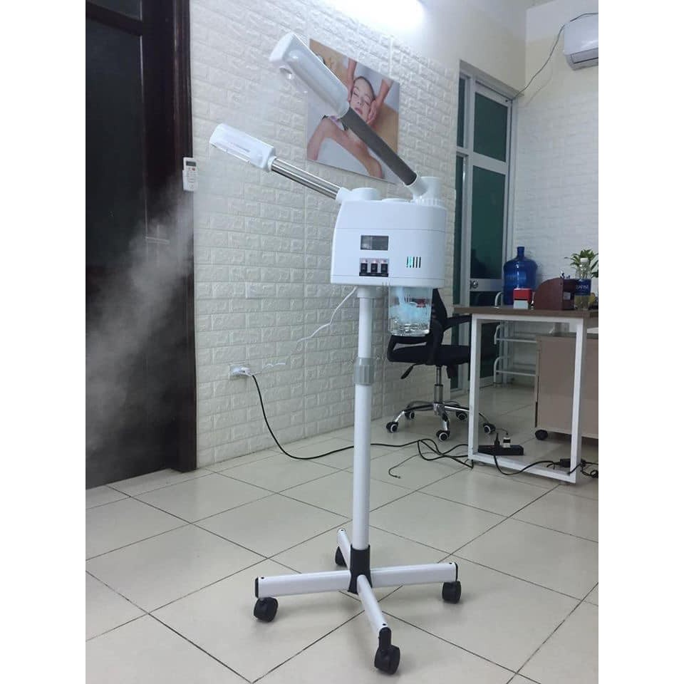 Cần xông 2 cần KL838 nóng lạnh sử dụng ly nhựa chuyên xông mặt trong spa