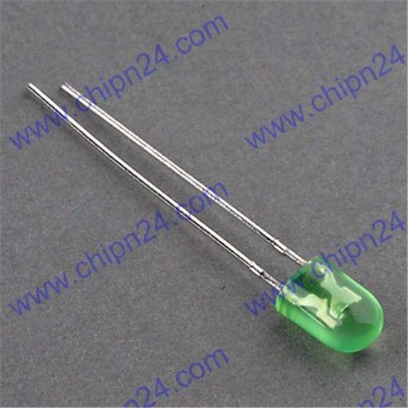 [50 CON] (TK1) Led 5mm Oval màu XANH LÁ