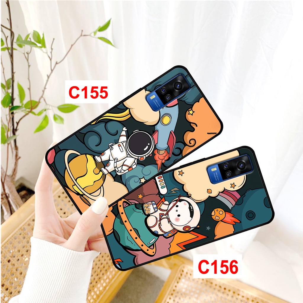 Ốp lưng Vivo Y53s - Y51 - Y72 5G in hình phi hành gia , vũ trụ ngân hà . ốp lưng vivo rẻ bền đẹp.