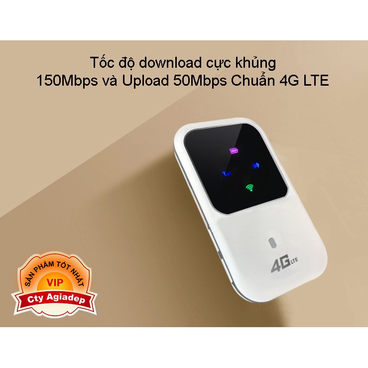 Thiết bị lắp SIM phát Wifi 4G 3G Pin sạc tiện dụng