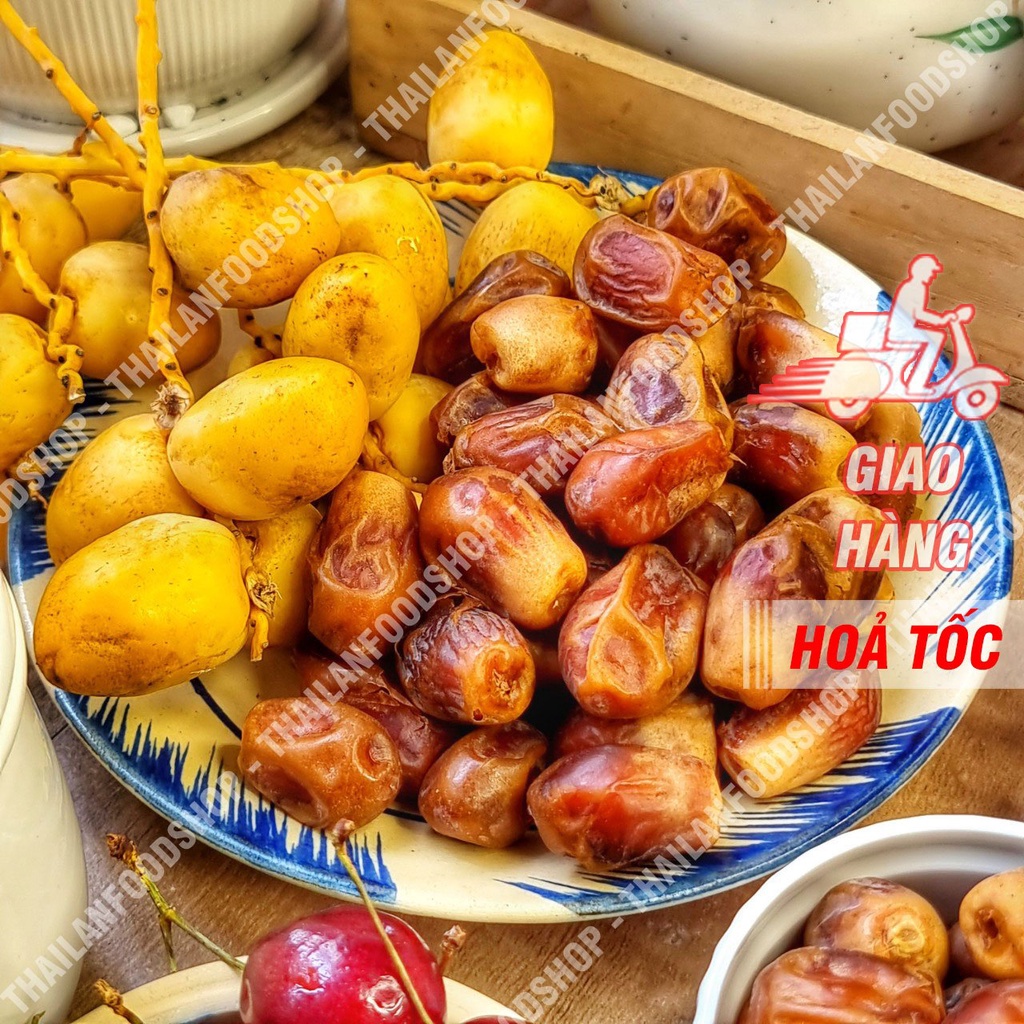 Chà Là Rời Cành Sấy Dẻo Lon 500gr