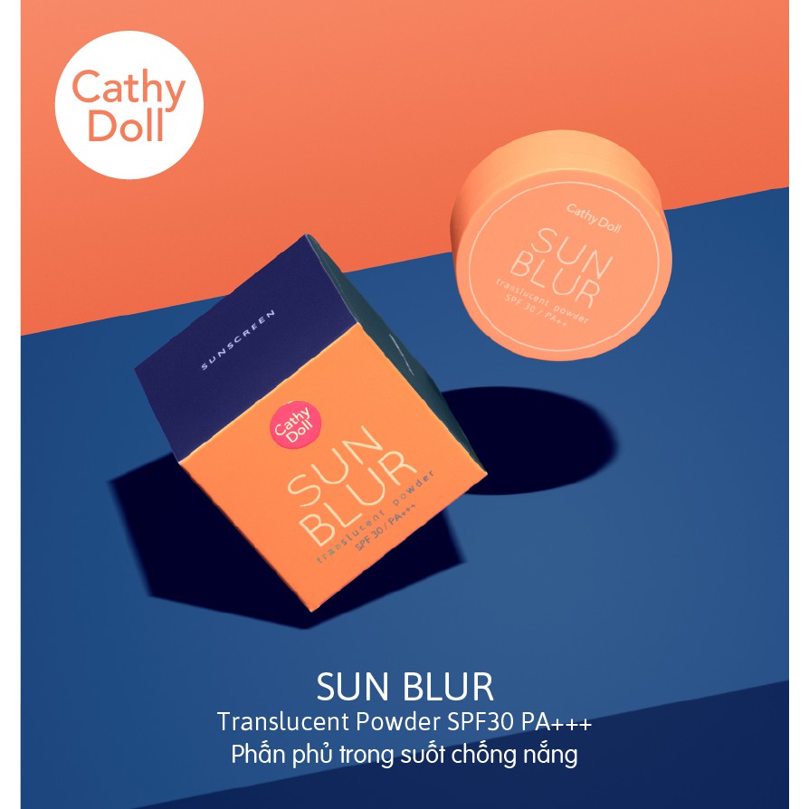 Phấn phủ trong suốt chống nắng Cathy Doll Sun Blur Translucent Powder SPF30 PA+++ 4.5g