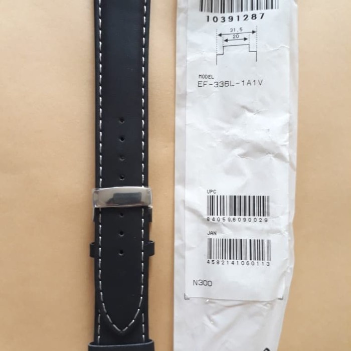 Dây Đeo Màu Đen Thời Trang Cho Đồng Hồ Casio Orginal Edifice Ef-336L-1A1 Ef 336L