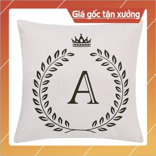 Gối chữ cái theo tên Gối Sofa Gối Tựa Lưng Văn Phòng Gối Tựa Ôtô A-I