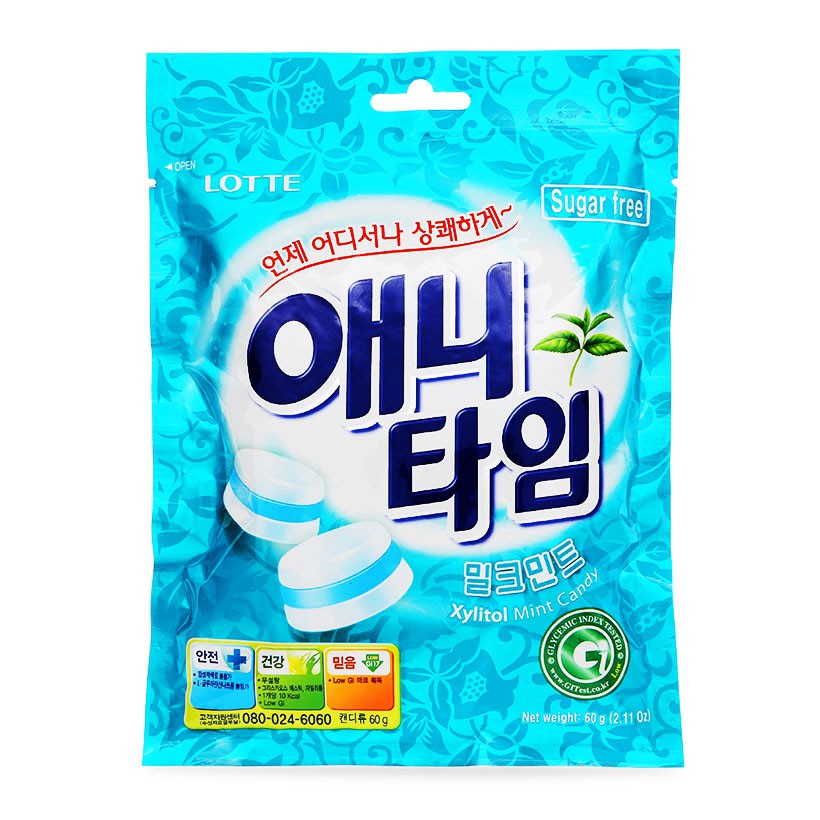 Kẹo bạc hà Anytime gói 60g