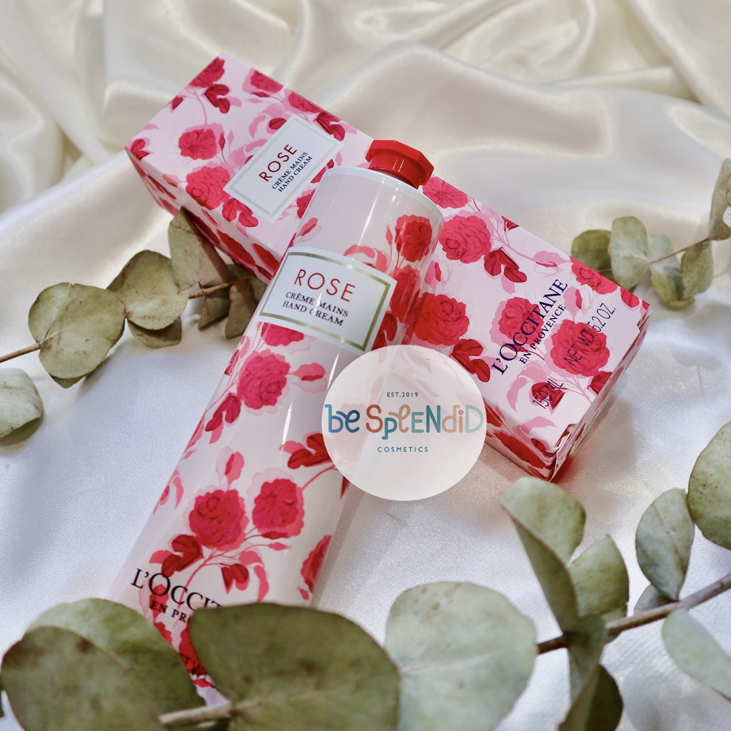 LOCCITANE Kem Dưỡng Tay Rose Hand Cream Limited Edition 150ml