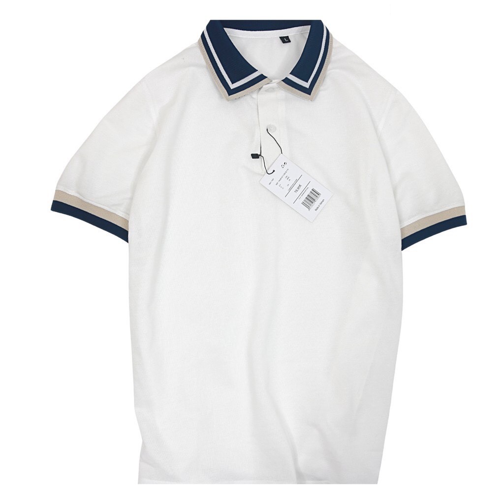 Áo Polo nam cổ bẻ phối màu vải cá sấu Cotton xuất xịn, chuẩn form, sang trọng, lịch lãm P02 - GRAMEN | BigBuy360 - bigbuy360.vn