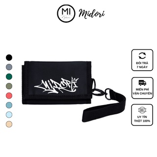 Ví ngắn nam nữ cầm tay mini đẹp cao cấp đựng tiền hàng hiệu local brand Mi Midori