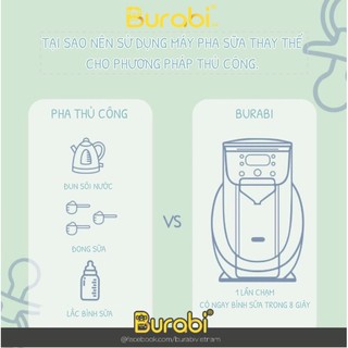 FREE SHIP Máy pha sữa Tiny Brezza Burabi