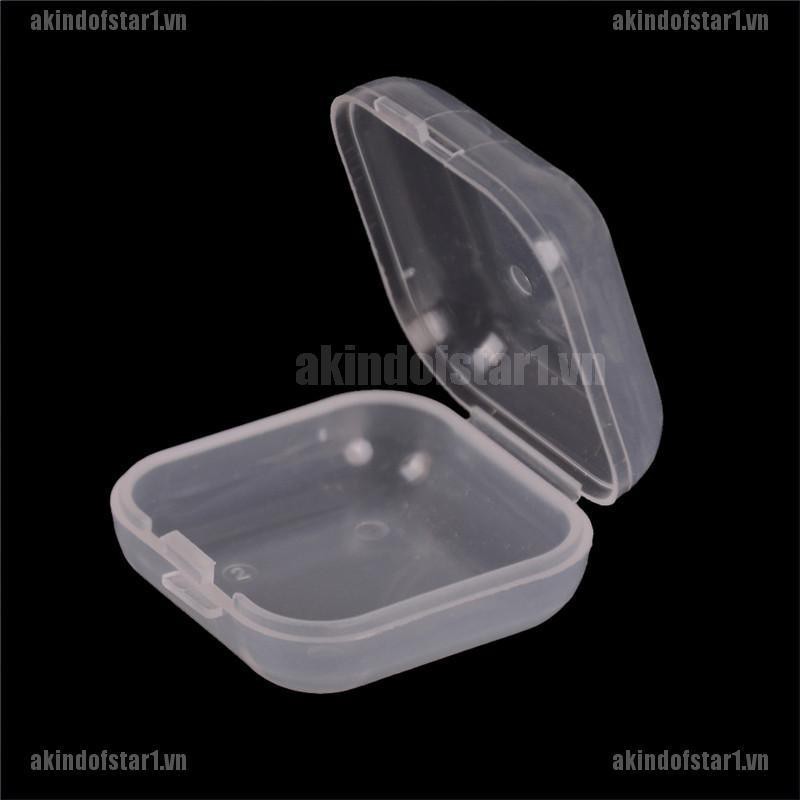 Set 10 Hộp Nhựa Mini Trong Suốt Đựng Đồ Tiện Lợi