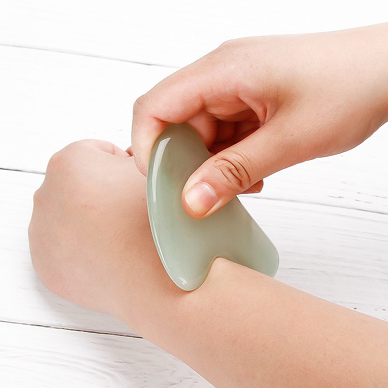 Tấm cạo mát xa mặt chăm sóc sức khỏe làm bằng đá thạch anh hồng chất lượng cao