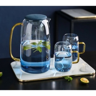 Bộ bình nước và cốc thuỷ tinh 1500ML