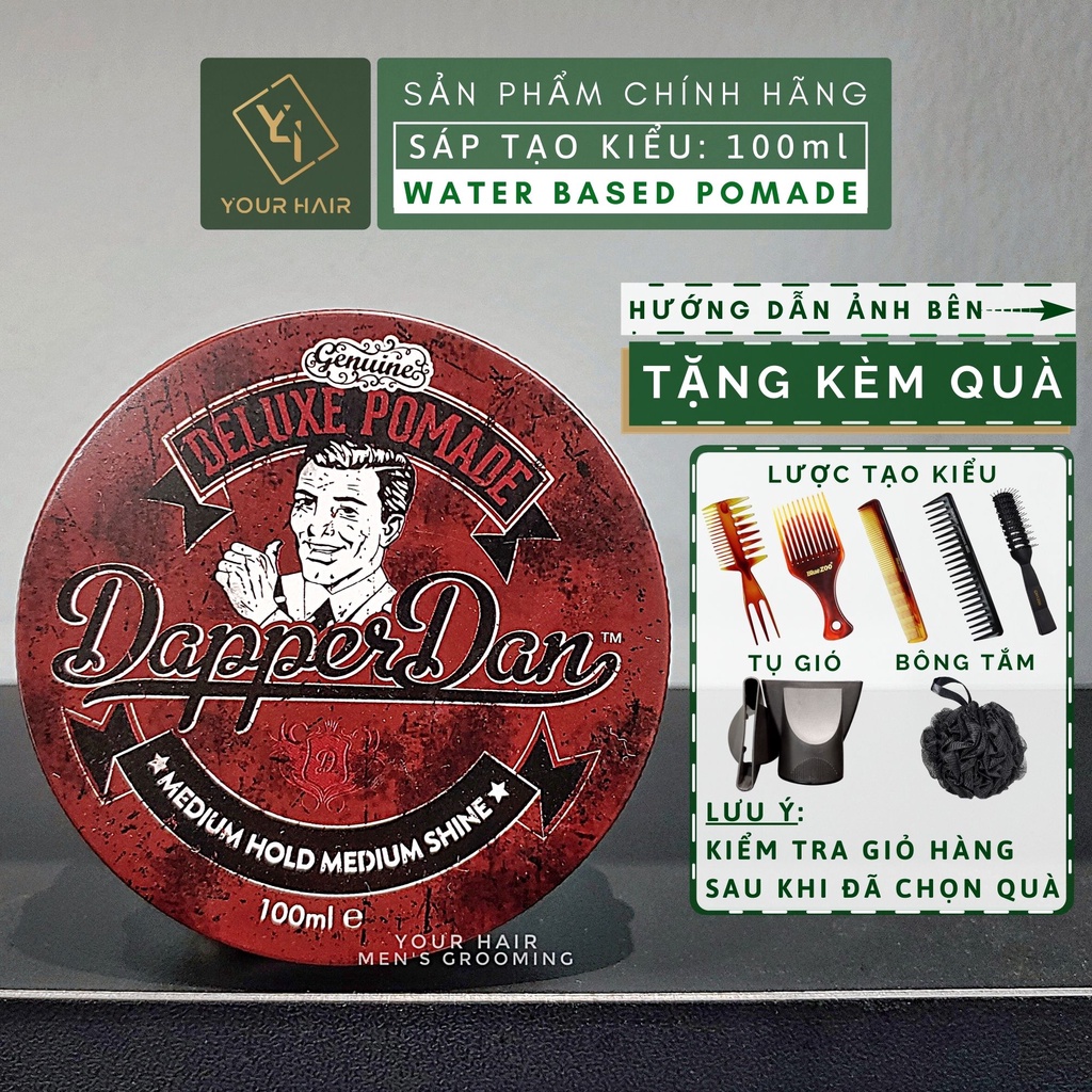 Sáp vuốt tóc Dapper Dan Deluxe Pomade - 100ml