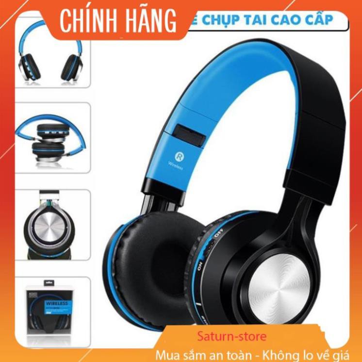 Tai nghe chụp tai Bluetooth FE012 cao cấp, tích hợp mic đàm thoại, bảo hành uy tín 1 đổi 1