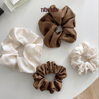 Dây buộc tóc, cột tóc, Schunchies lụa phong cách nhẹ nhàng