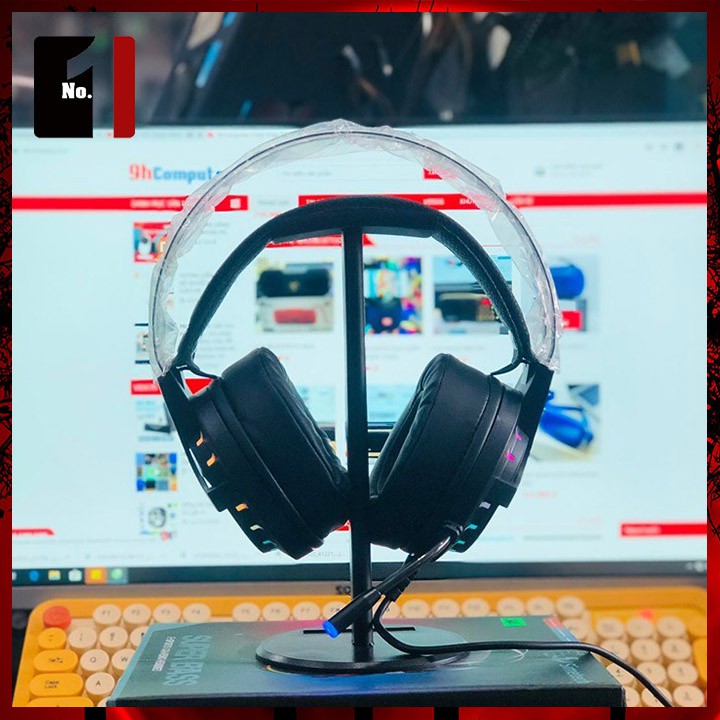 Tai Nghe Gaming Chụp Tai Headphone Có Dây SIMETECH METAL Tai Nghe Game Thủ Máy Vi Tính Laptop Pc