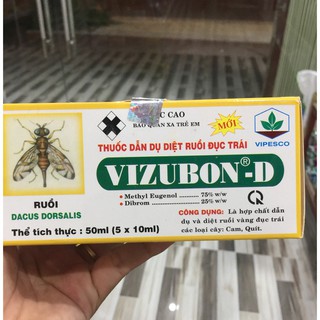 Thuốc dẫn dụ diệt ruồi đục trái VIZUBON