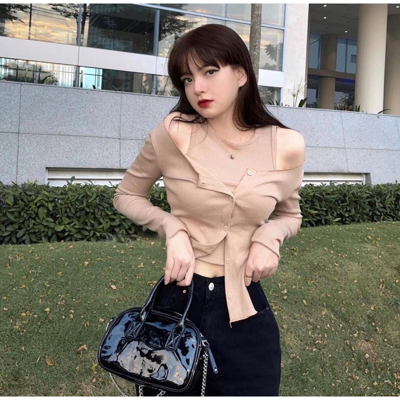 Set áo tăm cut-out (ảnh thật/ có sẵn)