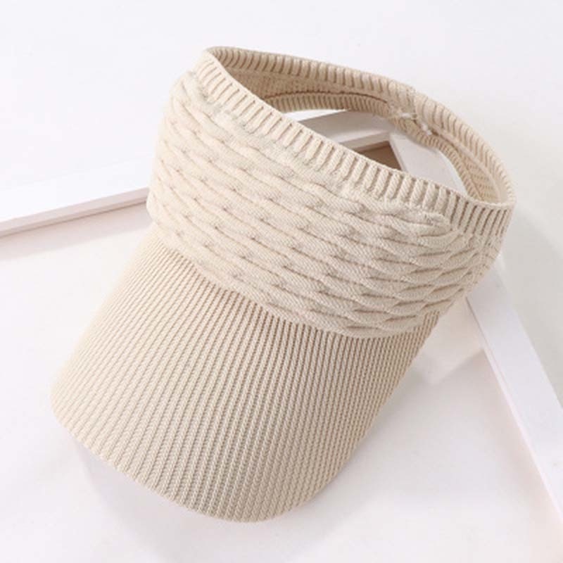 1 Mũ Lưỡi Trai Hở Chóp Chống Tia UV Thoáng Khí Cho Nữ
