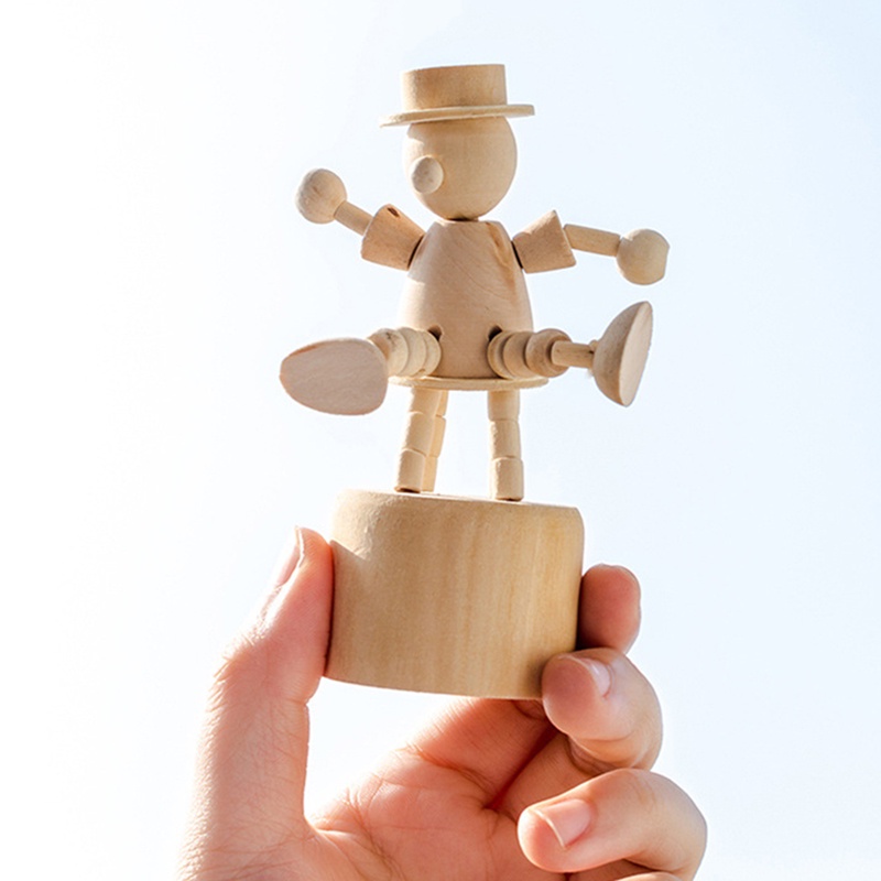 Động Vật Hoạt Hình Bằng Gỗ Sáng Tạo Trang Trí Nhà Cửa