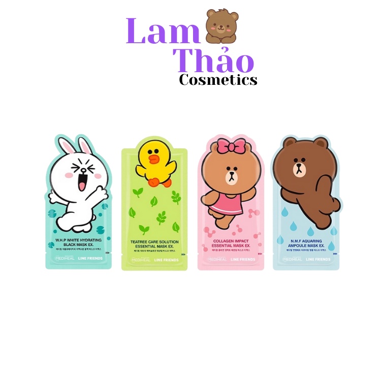 Mặt Nạ Mediheal Line Friends Mask EX