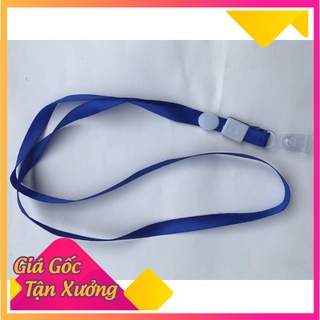 Dây lụa khuy bấm nhựa e423, dây thẻ bấm nhựa eras nhiều màu