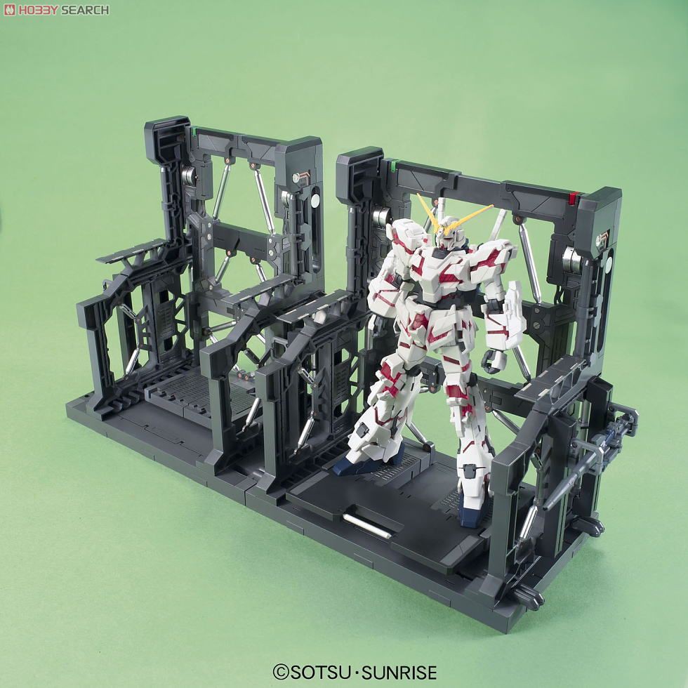 Gundam Bandai HG Hangar System Base 001 3 Màu Black White Gunmetal HGBF Mô Hình Đồ Chơi Lắp Ráp Anime Nhật Tỷ lệ 1/144