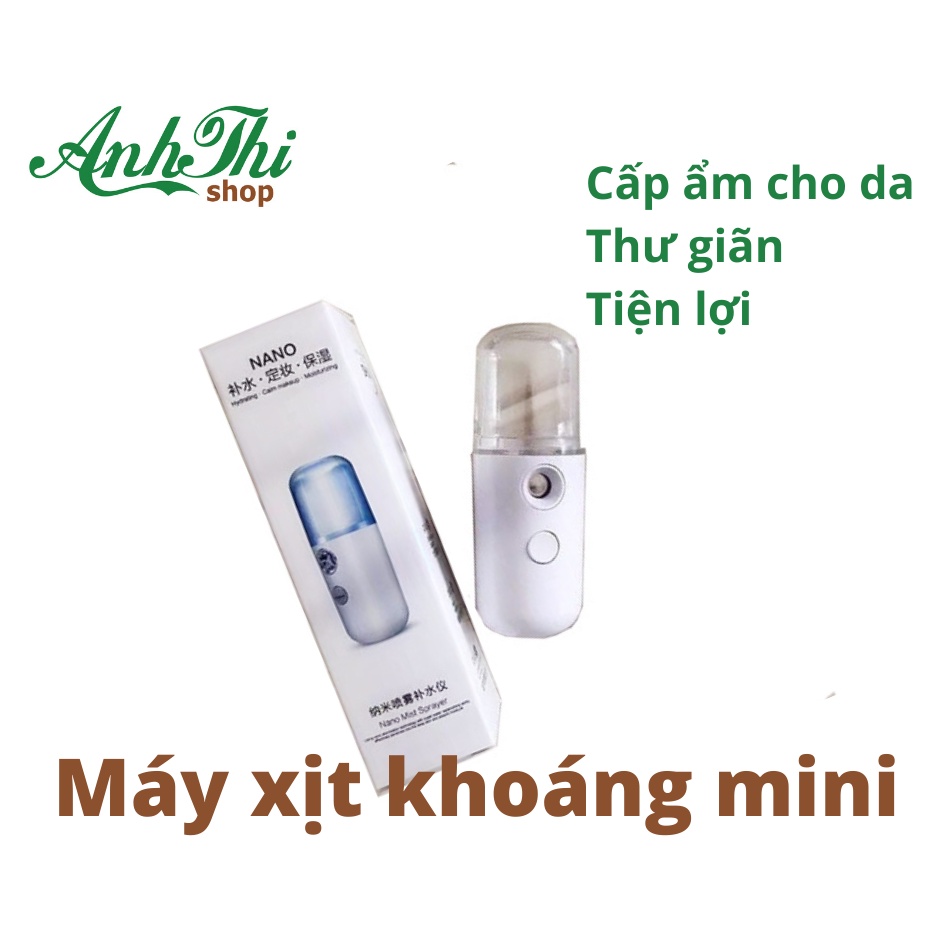 Máy Xông Mặt, Xịt Khoáng Nano Mini Cầm Tay Tiện Lợi