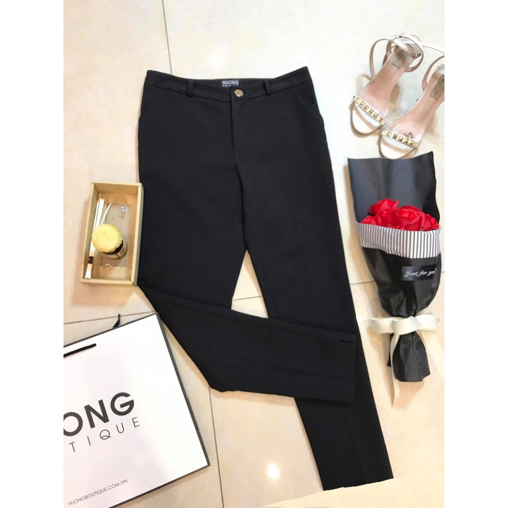 Quần vải dáng ôm nữ HUONG BOUTIQUE HBQ1