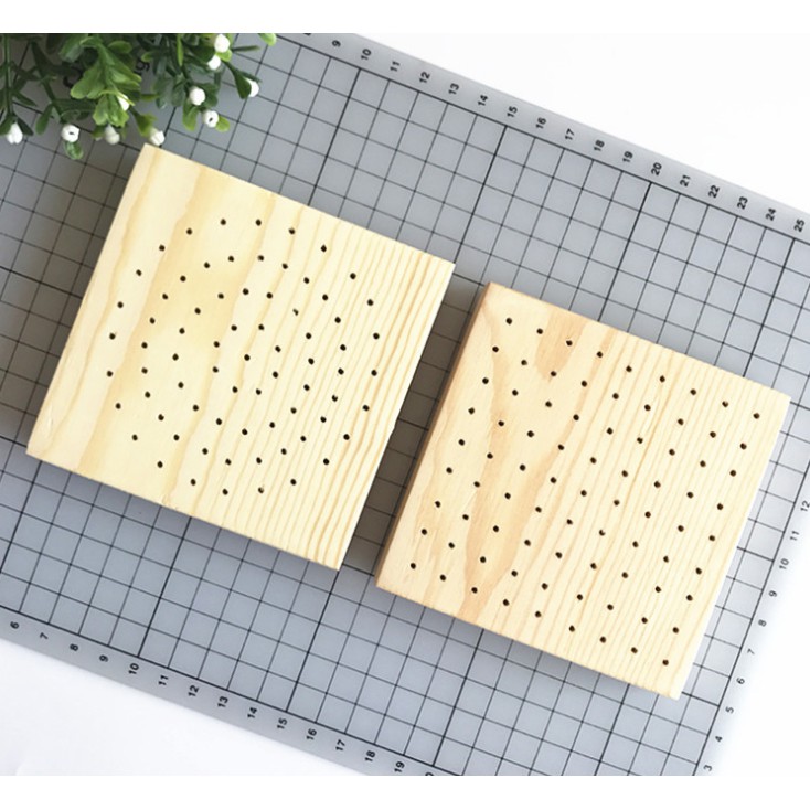 ĐẾ GỖ CẮM TƯỢNG ĐẤT SÉT VÒNG TRÒN CHO ĐẤT SÉT NHẬT THÁI, POLYMER CLAY