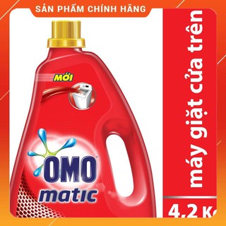 Nước giặt OMO Matic Polyshield kháng bẩn chai 4.2kg