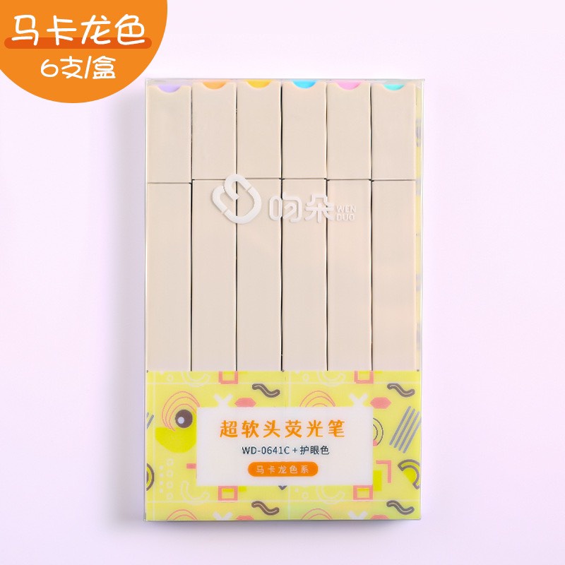 Set 6 bút dạ quang highlight dùng để đánh dấu dành cho học sinh SBN2