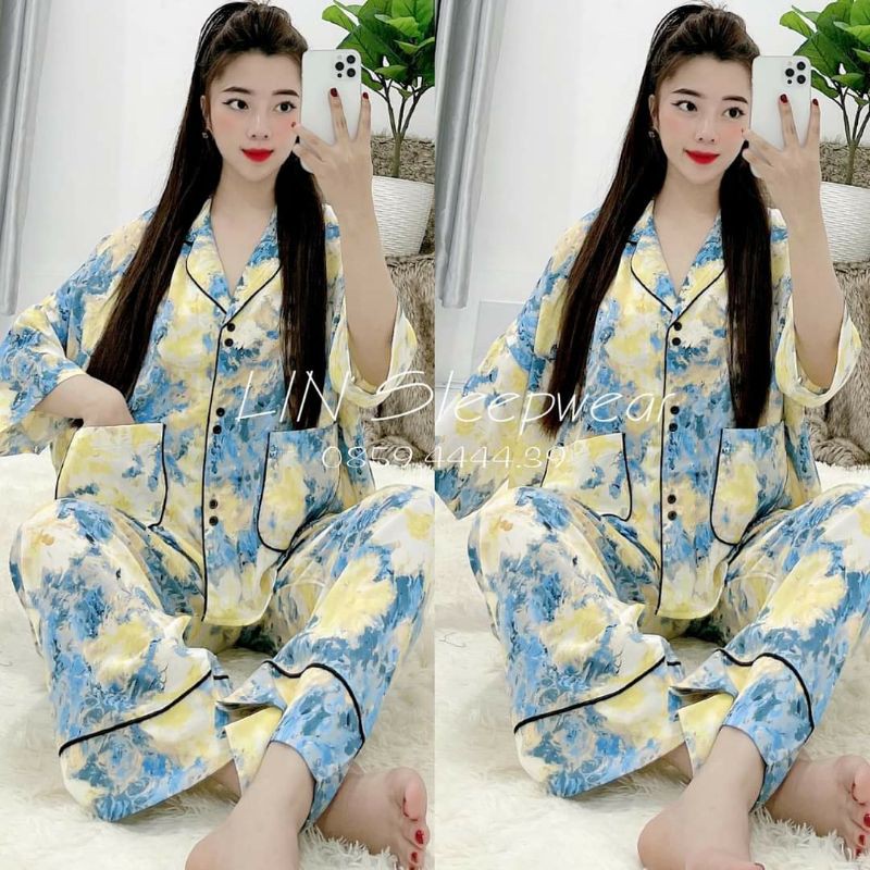 PIJAMA ĐỒ BỘ CAO CẤP CHẤT LỤA MAINGO CỰC XỊN MẪU THIẾT KẾ ĐỘC QUYỀN - SHOP DƯƠNG XUÂN