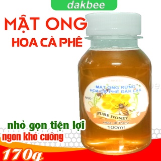 [FREESHIP] 100ml Mật ong rừng hoa cà phê nguyên chất Daklak - tiện lợi dễ mang đi, dễ sử dụng [ dakbee ]