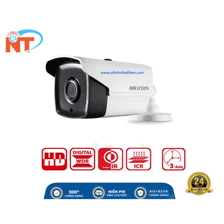 CAMERA HD-TVI ANALOG HIKVISION DS-2CE16H0T-IT3F, 5.0 MEGAPIXEL