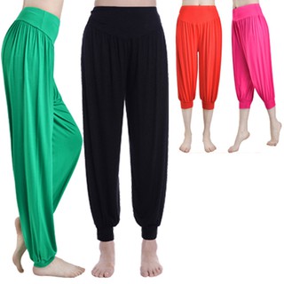 Quần alibaba yoga, quần ống rộng bo gấu, quần đèn lồng LT1426