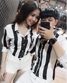 Sơmi cặp nam nữ đều mặc được