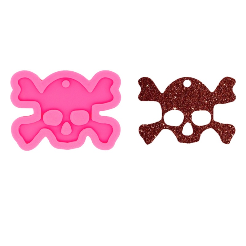 Khuôn Silicone Hình Bộ Xương Làm Móc Khóa DIY