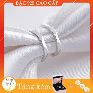 [FREE SHIP] Bạc Ý Cao Cấp Nhẫn Tay Bạc Khối  Daisy86 S925 - Chuỗi Shop Trang Sức  Daisy86 Free Ship Giao Hàng Nhanh 4h